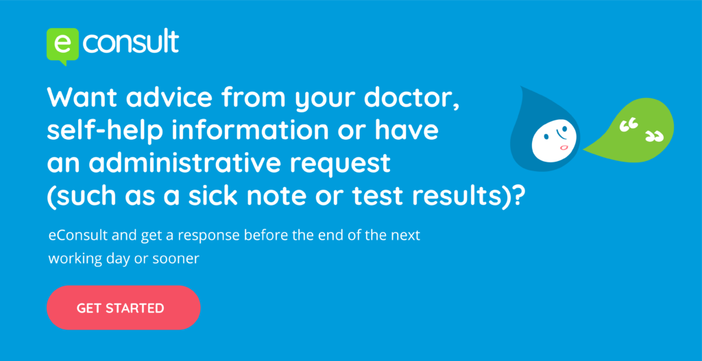 Contact your doctor online for help using eConsult